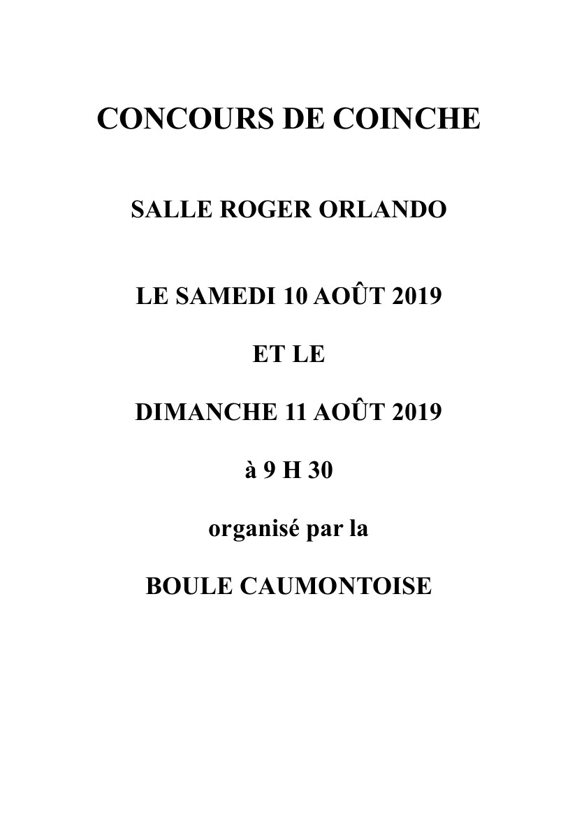 10 11 08 2019 CONCOURS DE COINCHE