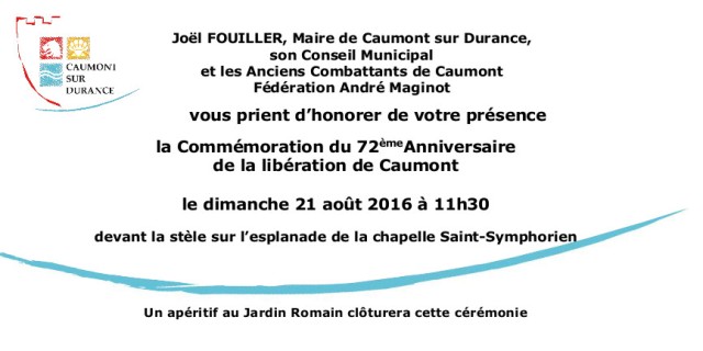 ceremonie libération de Caumont et otages2016