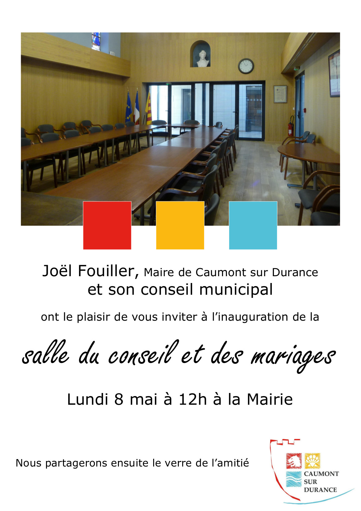 inauguration salle des mariages affiche 3