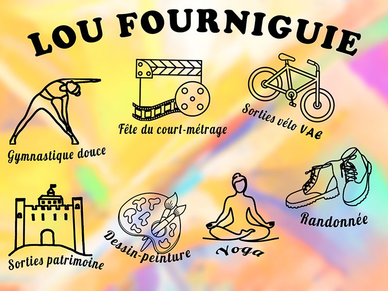 Affiche activités Lou Fourniguié