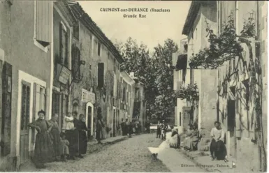 Grande Rue de Caumont-sur-Durance