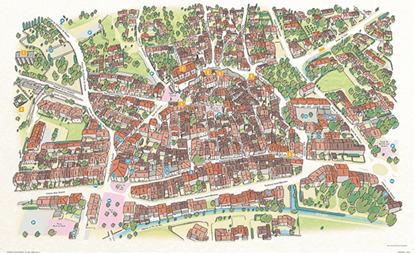 plan guide Caumont-sur-Durance