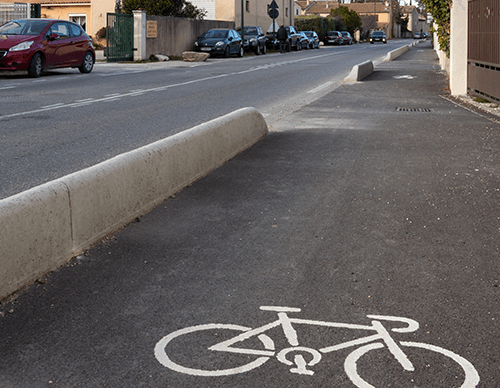 voie douce route de Gadagne