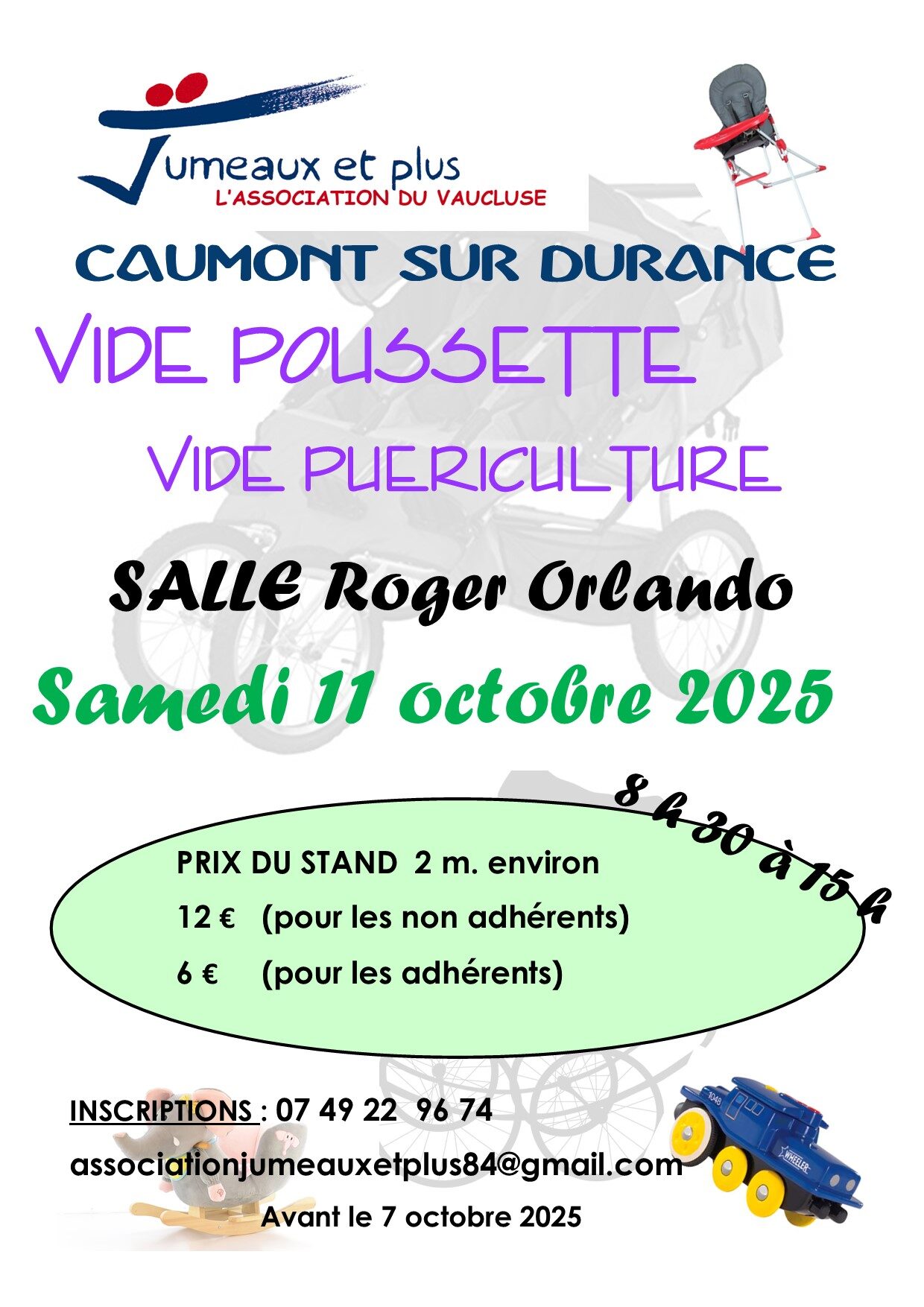 vide pousette
