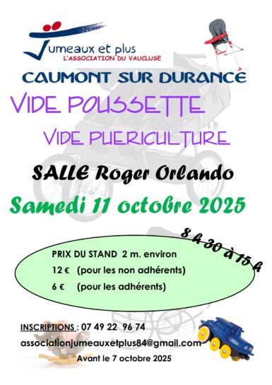 vide pousette