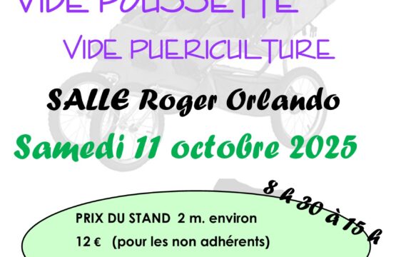 vide pousette