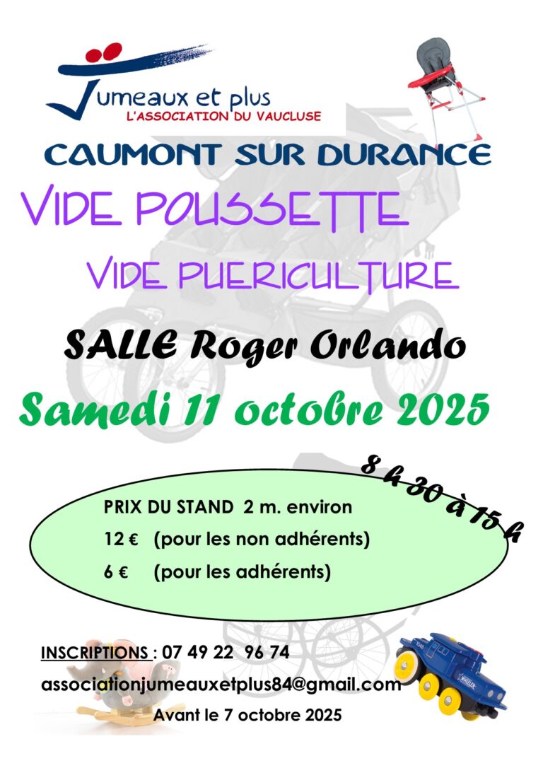 vide pousette