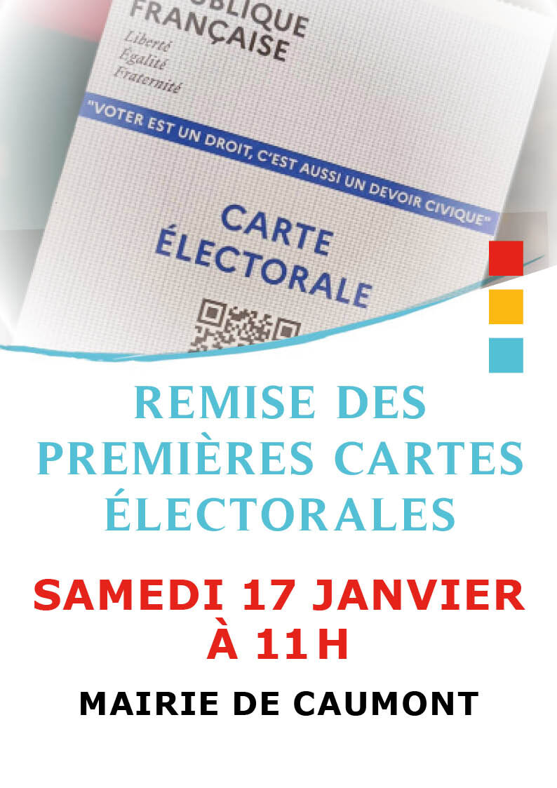 Remise cartes électorales 2026