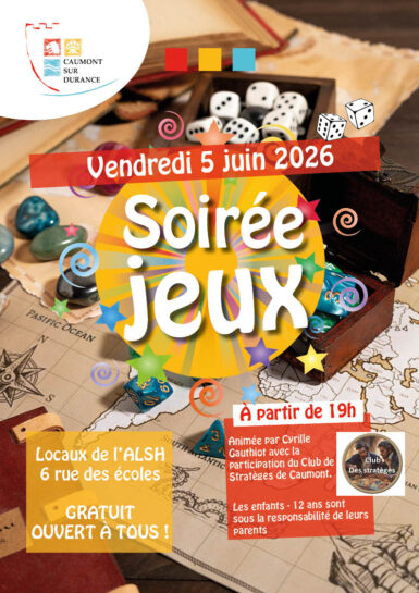 Soirée jeux 5 juin