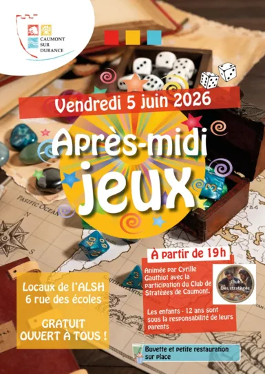 Soirée jeux 5 juin