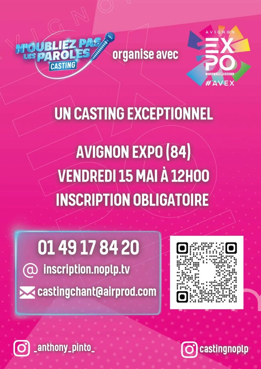 Casting n'oubliez pas les paroles