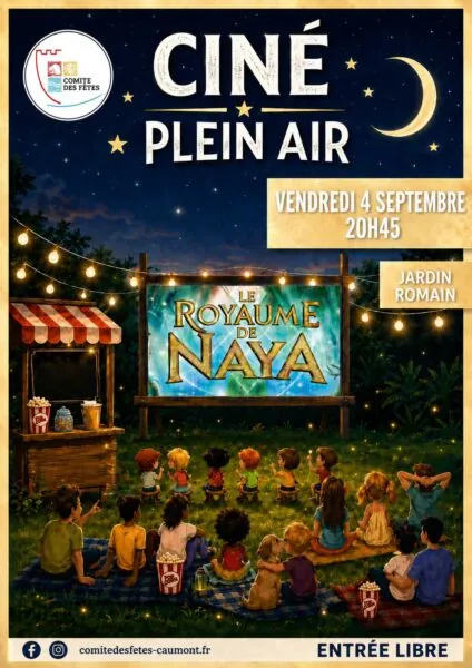 Soirée cinéma jardin romain