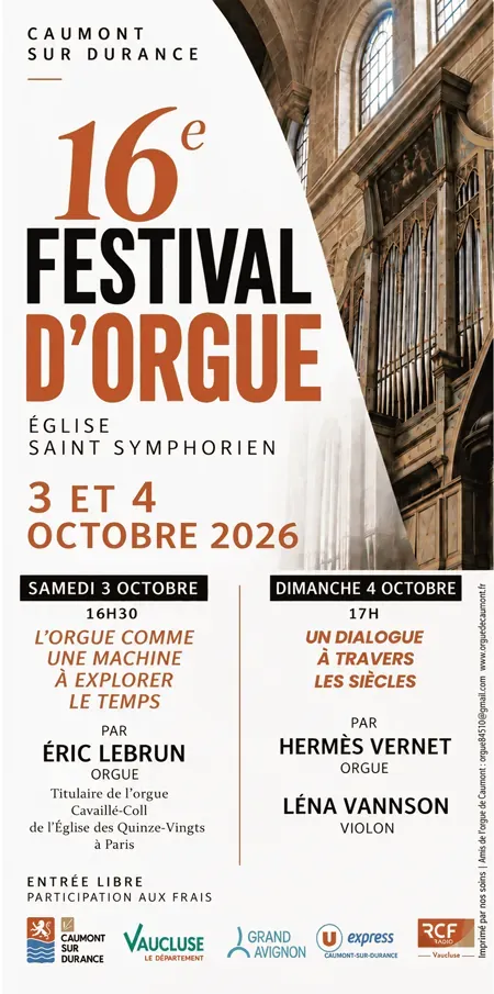 16e festival d'orgue