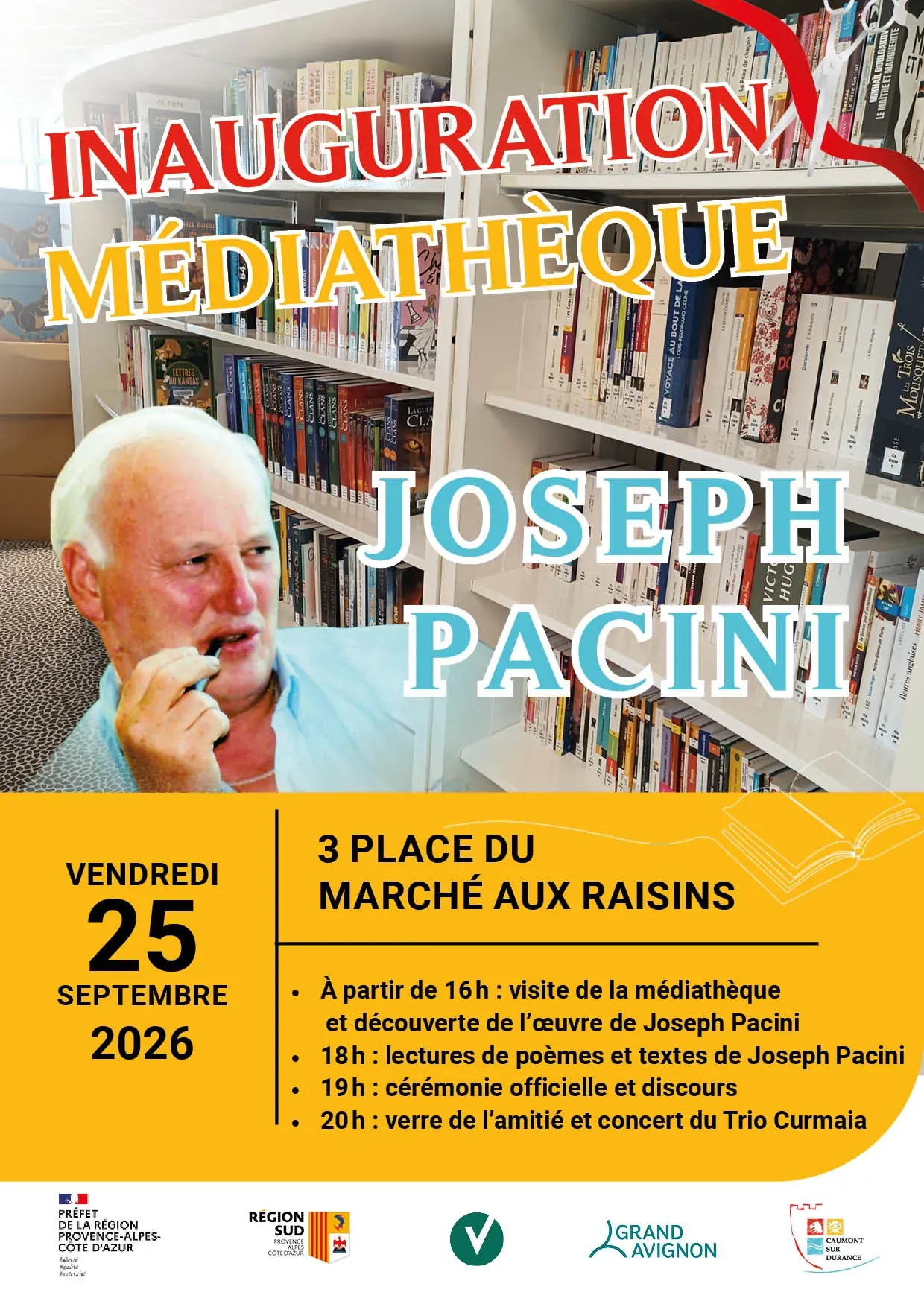 inauguration médiatheque